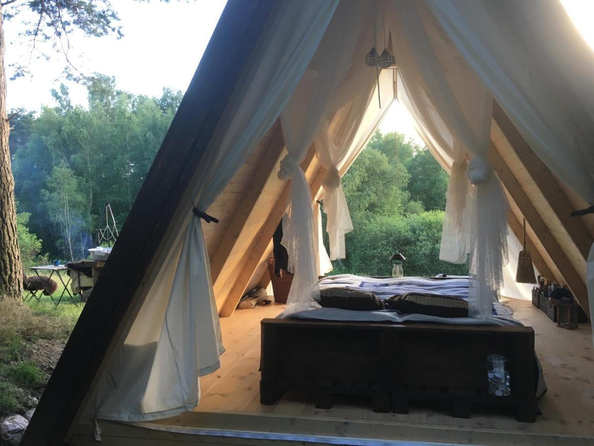 Sandfallet Glamping 라홀름 외부 사진