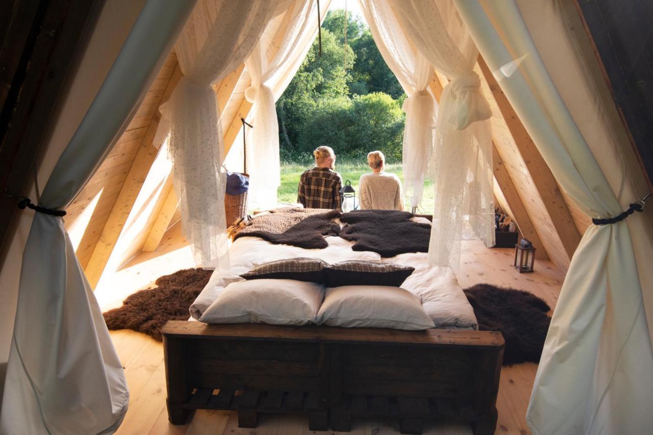 Sandfallet Glamping 라홀름 외부 사진